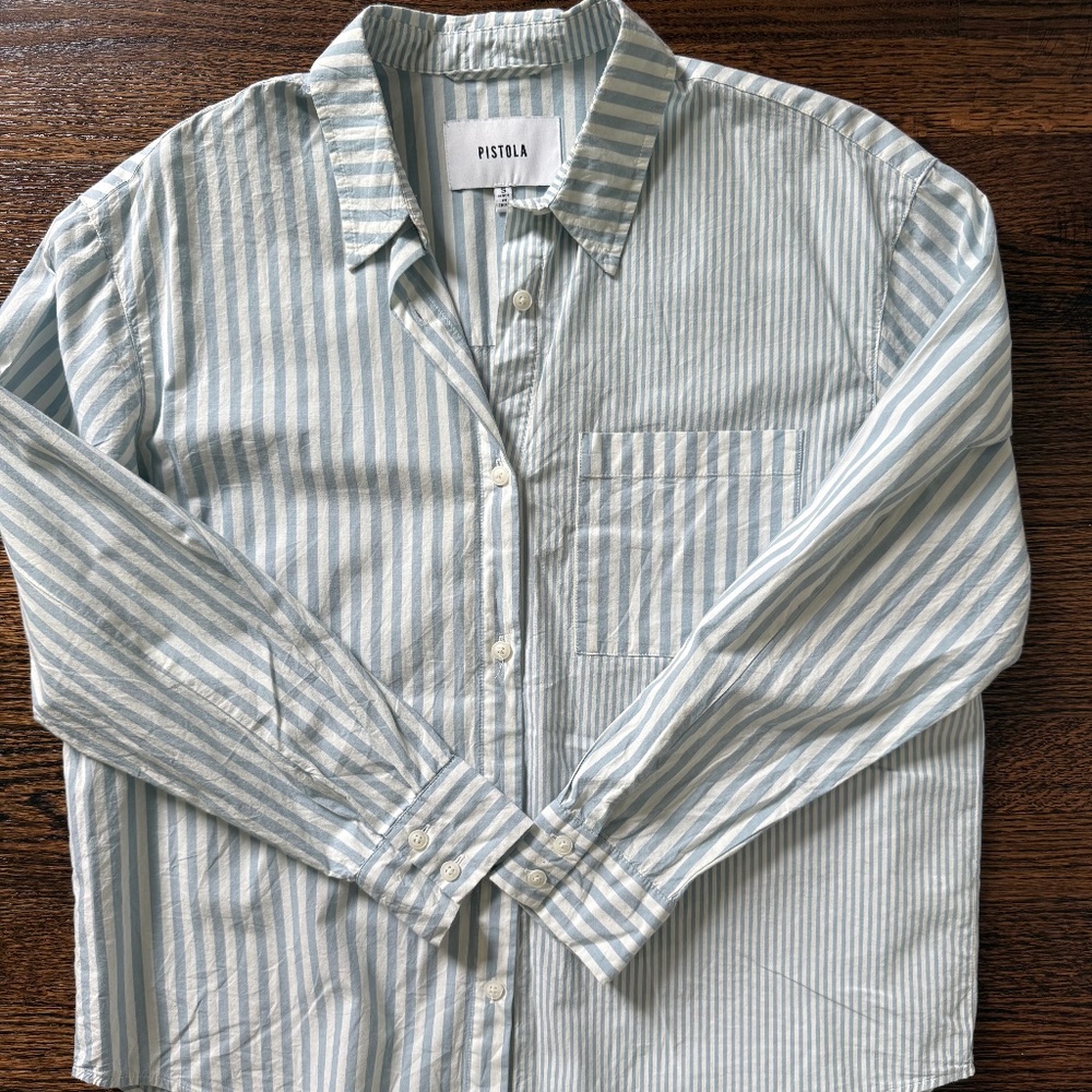 Pistola Millie Striped Cotton Shirt